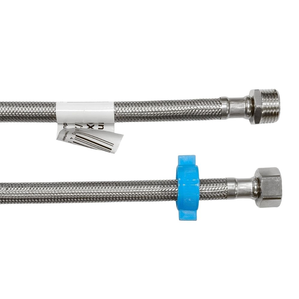 Furtun flexibil din INOX, apă, MF 1/2"x1/2" 1000 mm